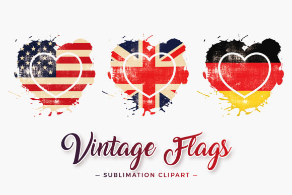 Download Flags Heart Splash Sublimation Designs - Sublimation design Collection