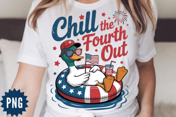 Download Chill Duck USA Float Sublimation Design - Sublimation design Collection