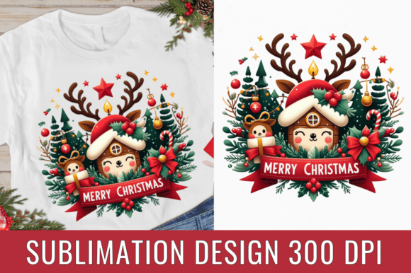 Download Merry Christmas Sublimation Design - Sublimation design Collection