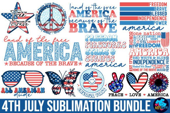 Download 4th July Sublimation Design Bundle - Premium Resources