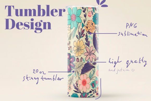 Download Boho Tumbler Sublimation Design Png - Sublimation design Collection