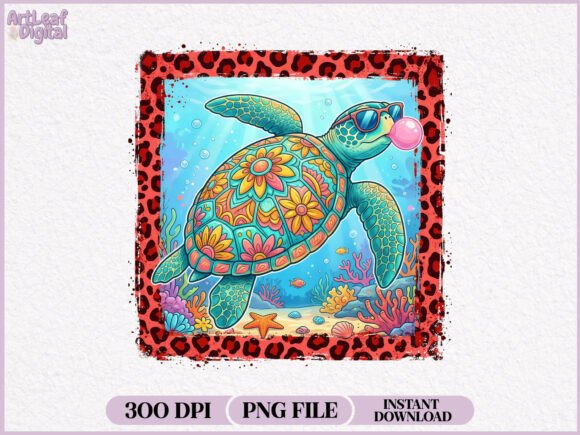 Download Floral Sea Turtle Summer Beach PNG - Floral sea turtle Collection
