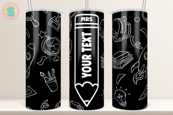 Download Teacher Add Your Own Name Tumbler Wrap - Premium Bundle